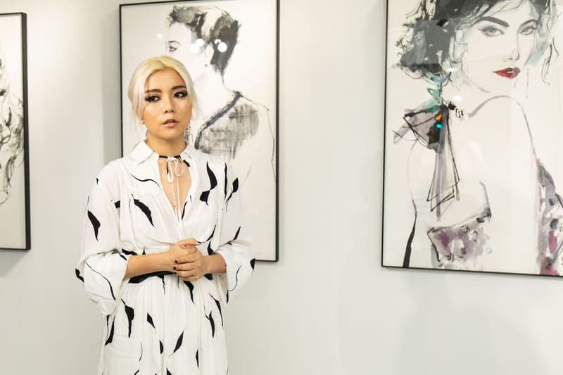 jing you Fashion illustrator taiwan artist exhibition