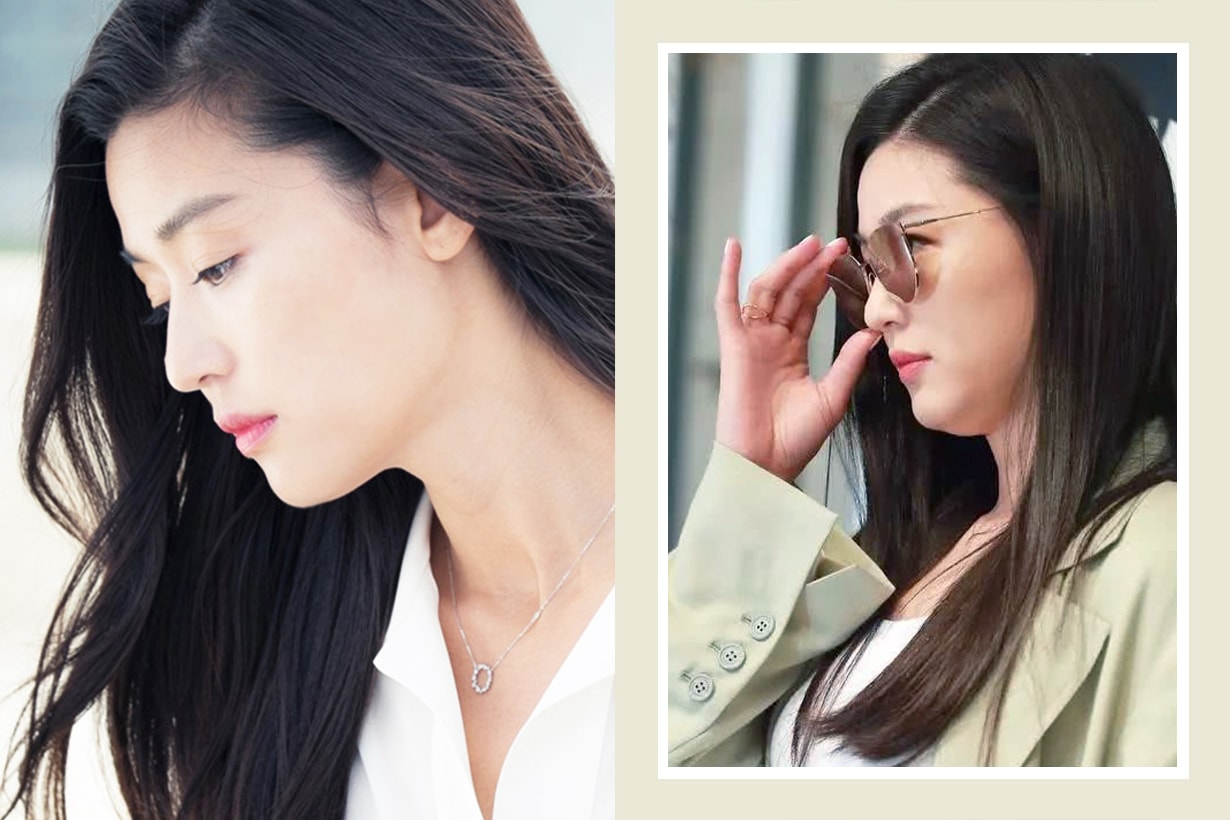 Jun Ji Hyun Double Chin Turtle Neck contouring Korean Comedian Hong Hyun Hee Celebrities makeup tricks tips hacks korean idols