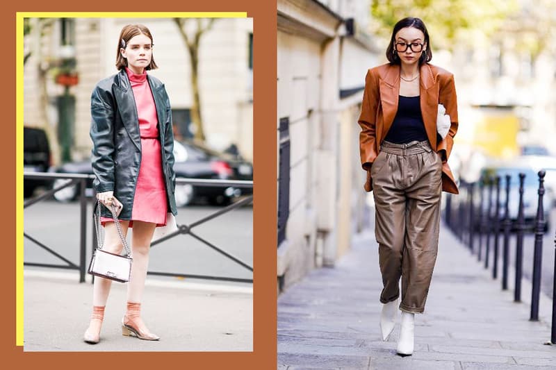 leather jacket back coat 2018 fall winter retro modern