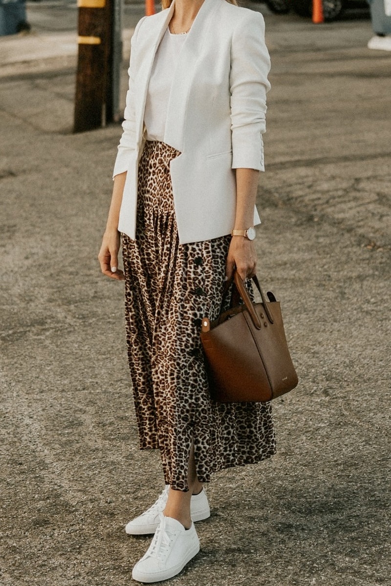 midi skirts v neck office lady working style inspiration