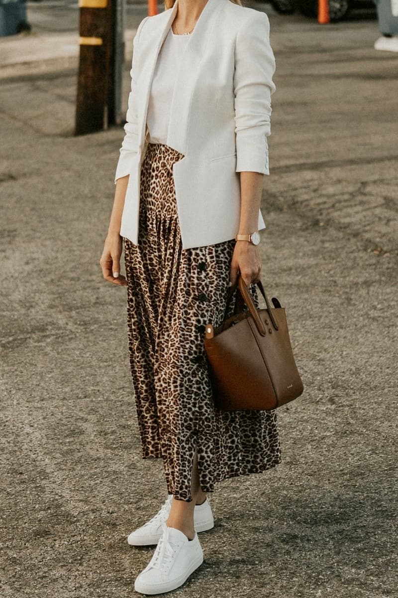 midi skirts v neck office lady working style inspiration