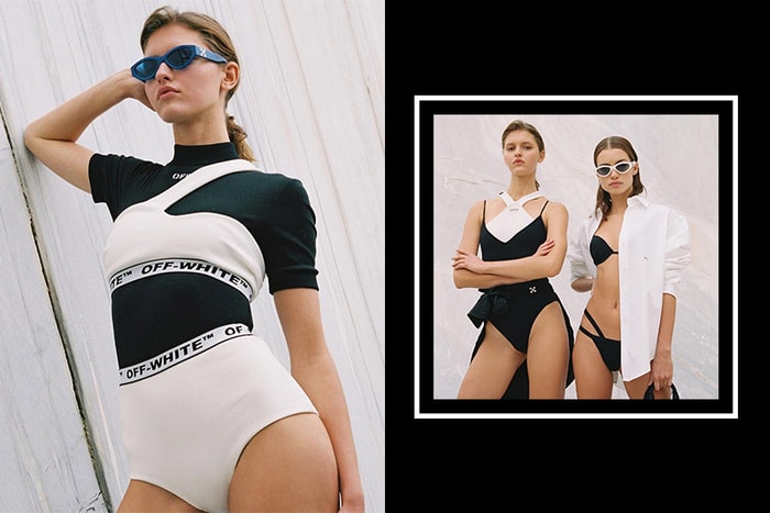 復古與現代融合：Off-White 最新泳裝系列，以獨特剪裁設計表現簡約也是一種性感！