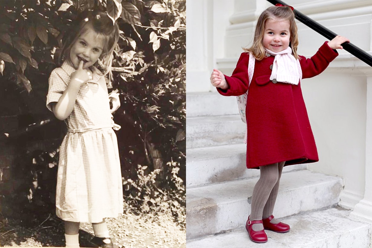 Princess Charlotte Princess Diana Niece Lady Kitty Spencer Childhood photos resemblance British Royal Family Kate Middleton Queen Elizabeth II Genes