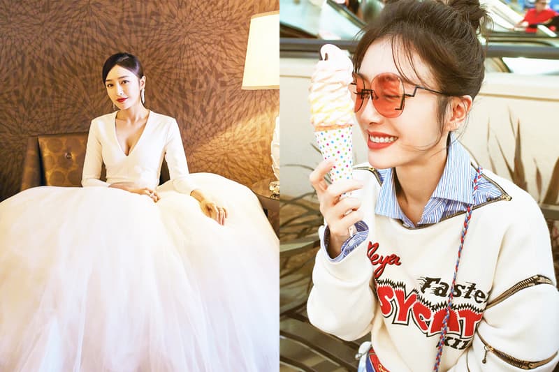 Qinlan Yan Xi Gong Lue Chinese Actress Movies TV Drama Pimples Acne sensitive skin celebrities skincare tips stress