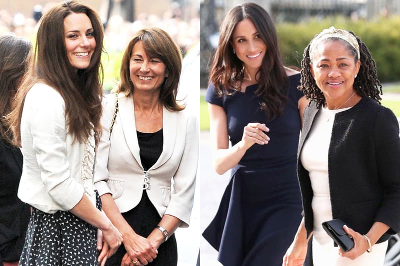 Queen Elizabeth II Meghan Markle Mother Doria Kate Middleton Carole Middleton Duchess Staying for Christmas British Royal Family