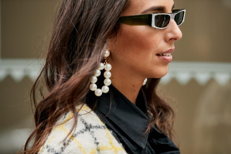 Pearl Pendant Earrings Street Style