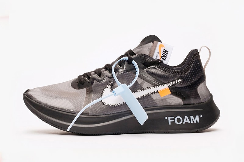 nike virgil abloh pink sneaker collabration zoom fly