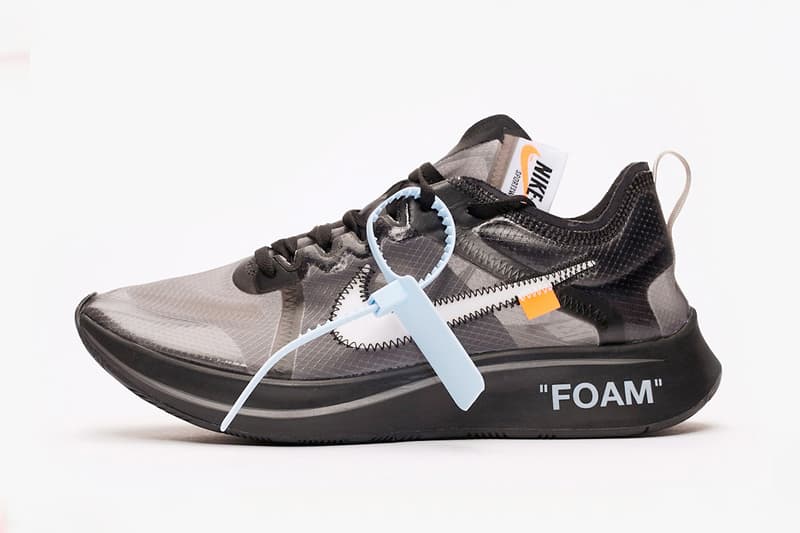 nike virgil abloh pink sneaker collabration zoom fly