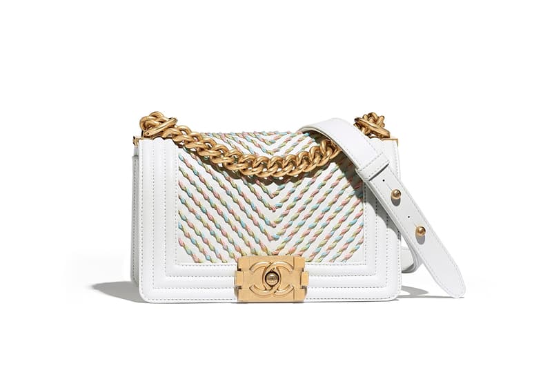 white chanel bag