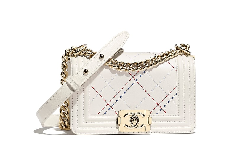 white chanel bag