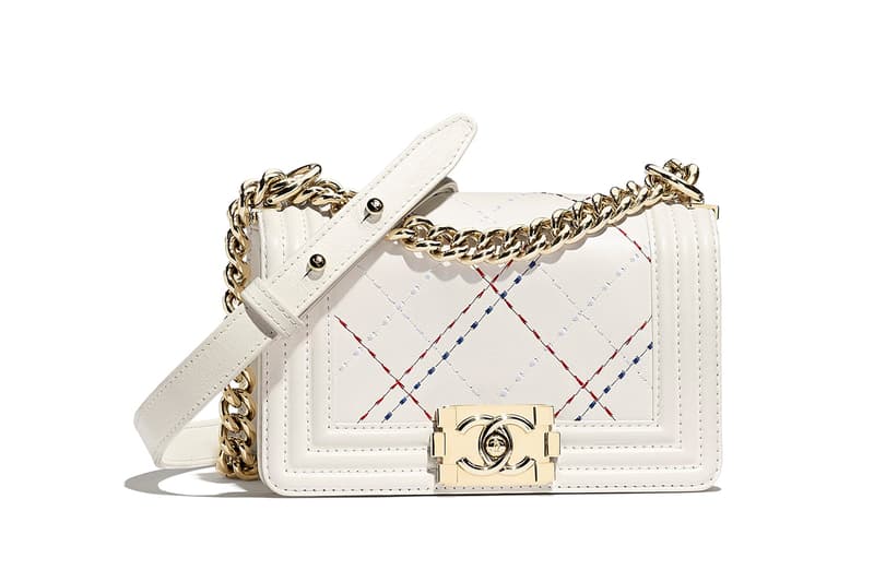 white chanel bag