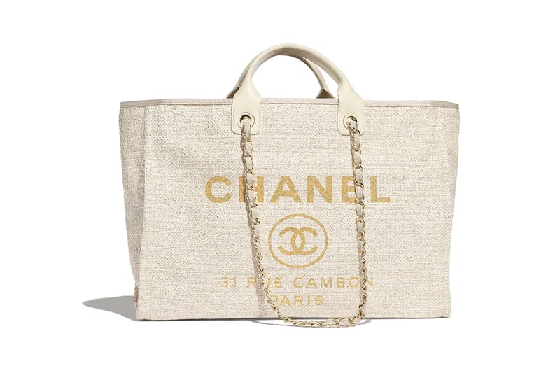 white chanel bag