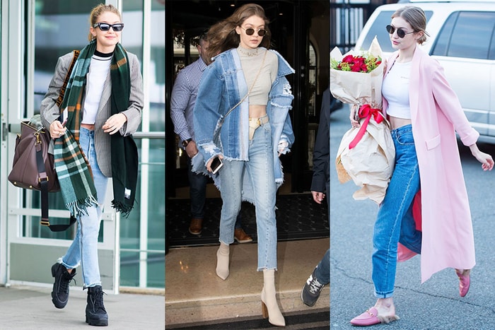 有了它們能撐起整個秋冬穿搭:從 Gigi Hadid 身上偷師三個實用穿搭單品!