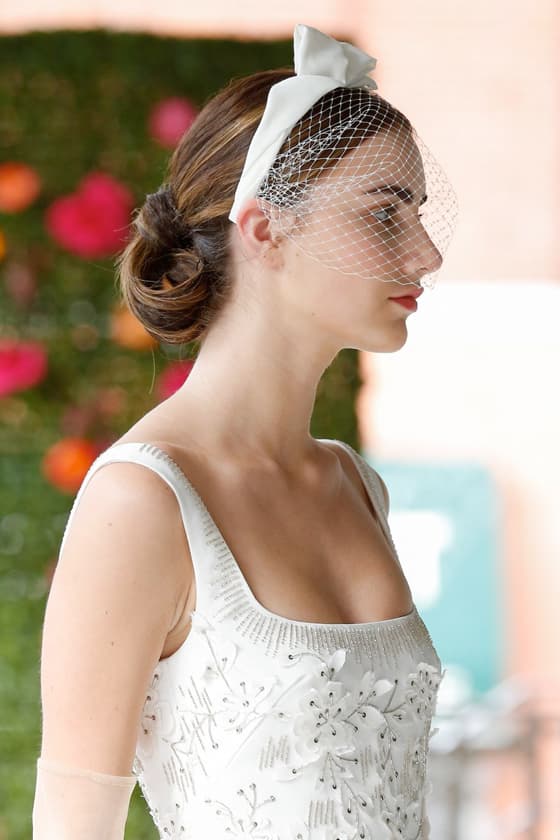 bridal hairstyle inspiration runway celeb wedding