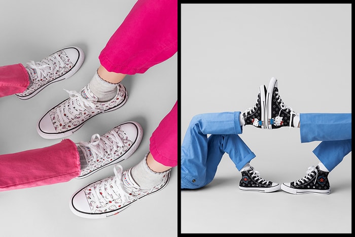 每一雙都充滿可愛細節!Converse 再度推出 Hello Kitty 合作鞋款!