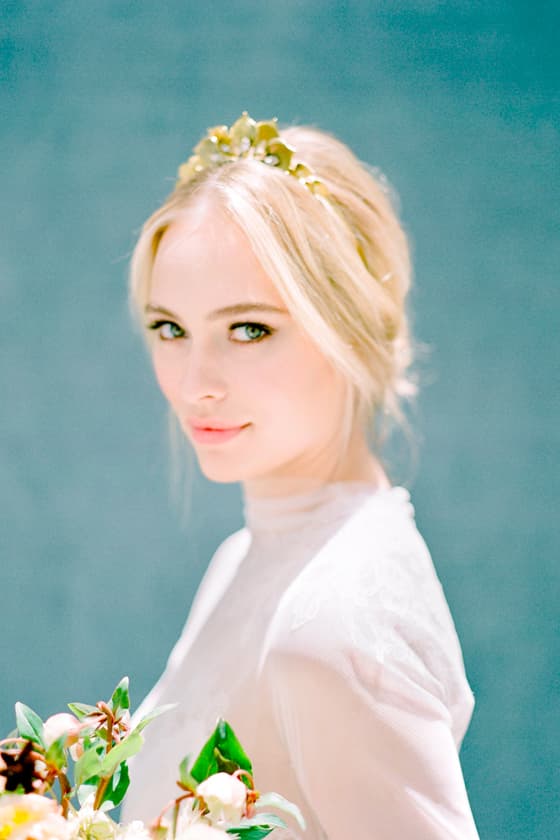 bridal hairstyle inspiration runway celeb wedding