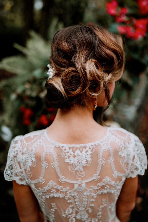 bridal hairstyle inspiration runway celeb wedding