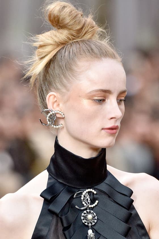 bridal hairstyle inspiration runway celeb wedding