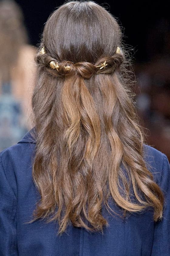 bridal hairstyle inspiration runway celeb wedding