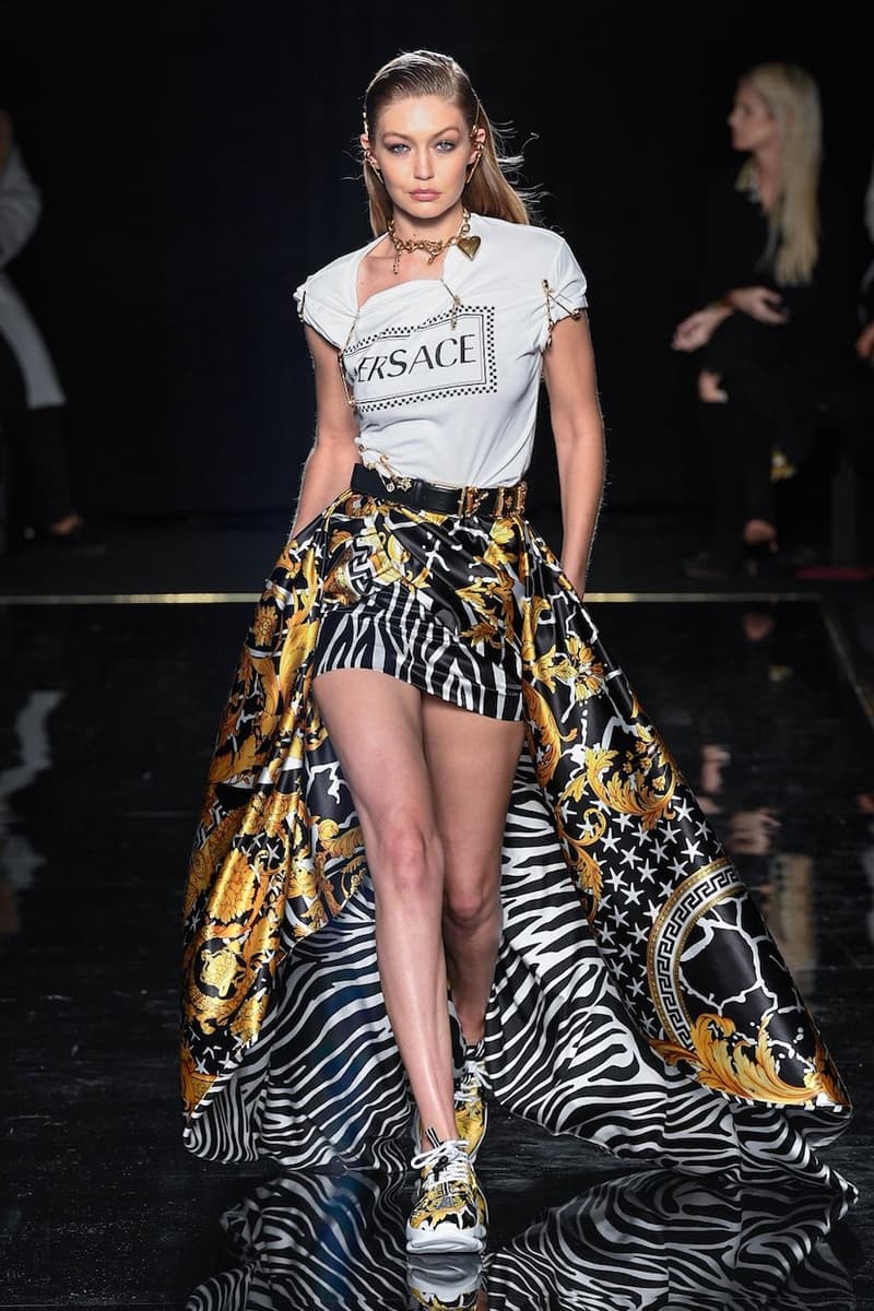 versace last show pre-fall 2019 runway looks