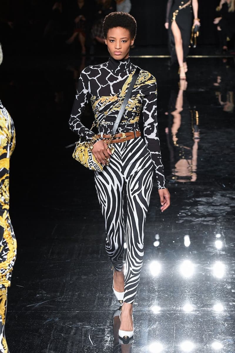 versace last show pre-fall 2019 runway looks