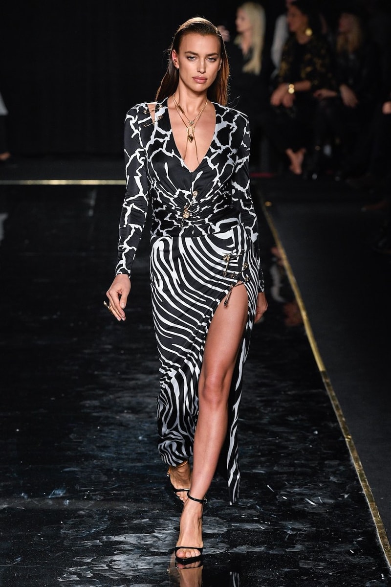versace last show pre-fall 2019 runway looks