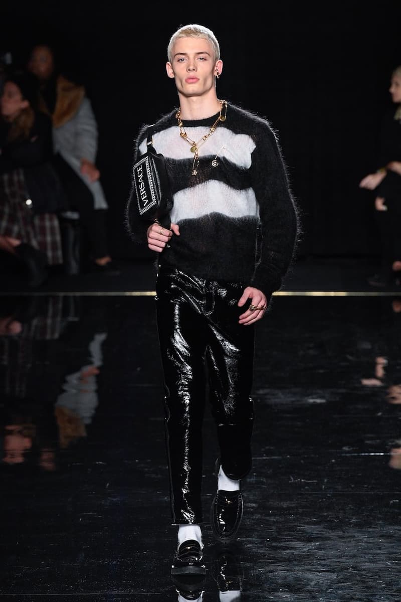 versace last show pre-fall 2019 runway looks