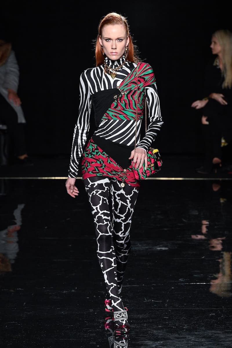 versace last show pre-fall 2019 runway looks
