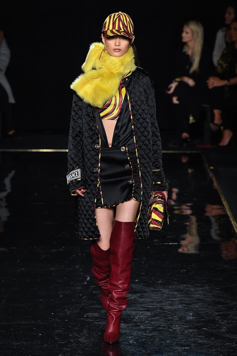 versace last show pre-fall 2019 runway looks