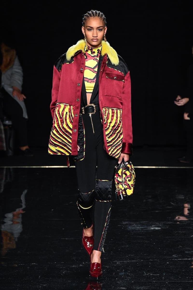 versace last show pre-fall 2019 runway looks