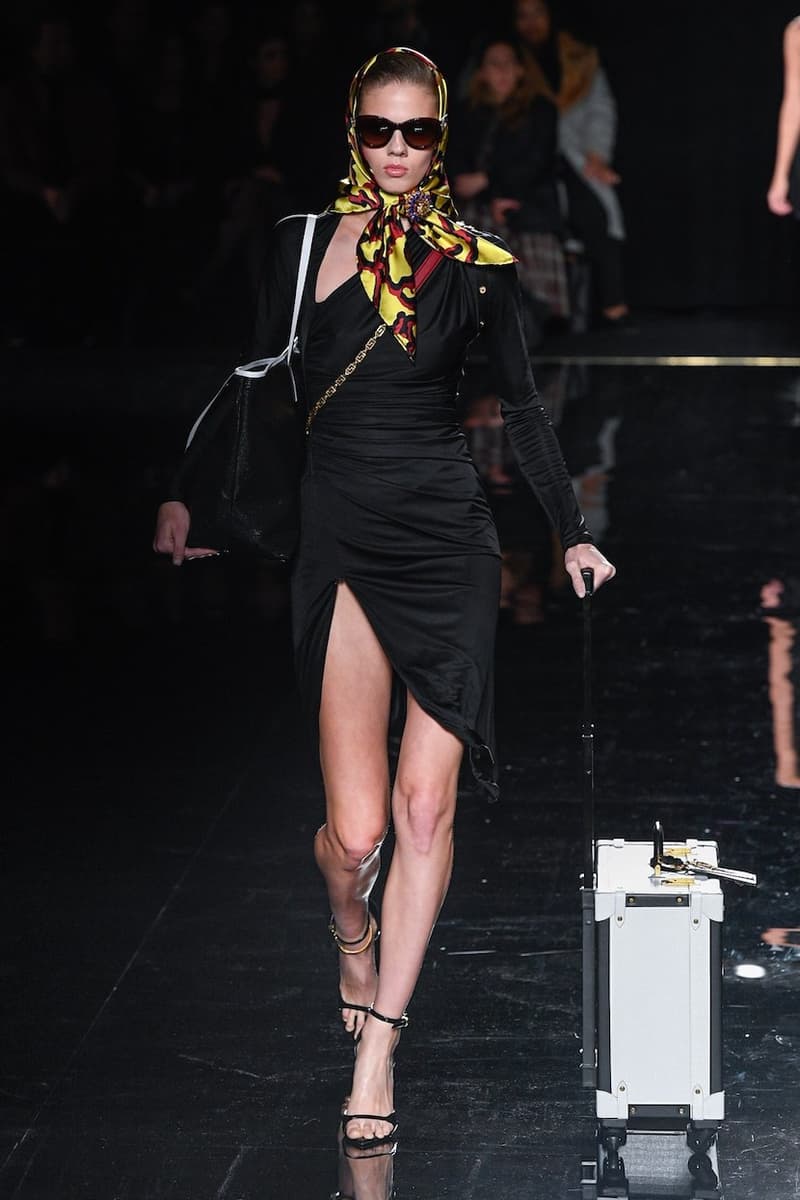 versace last show pre-fall 2019 runway looks
