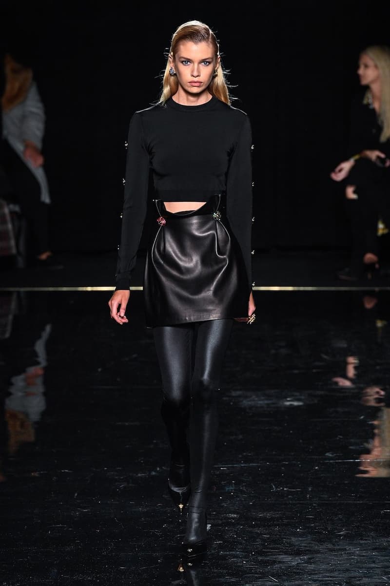 versace last show pre-fall 2019 runway looks
