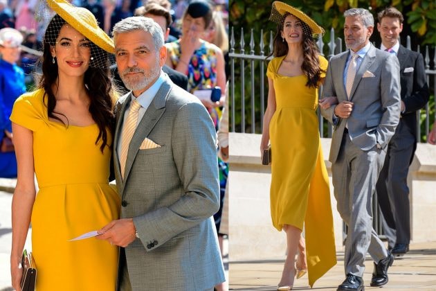 Amal Clooney Stella McCartney dress Royal Wedding