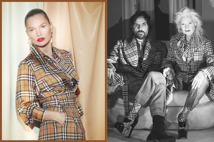 由 Kate Moss 帶領演繹新英倫格紋,年度話題系列 Burberry X Vivienne Westwood 限量登場!