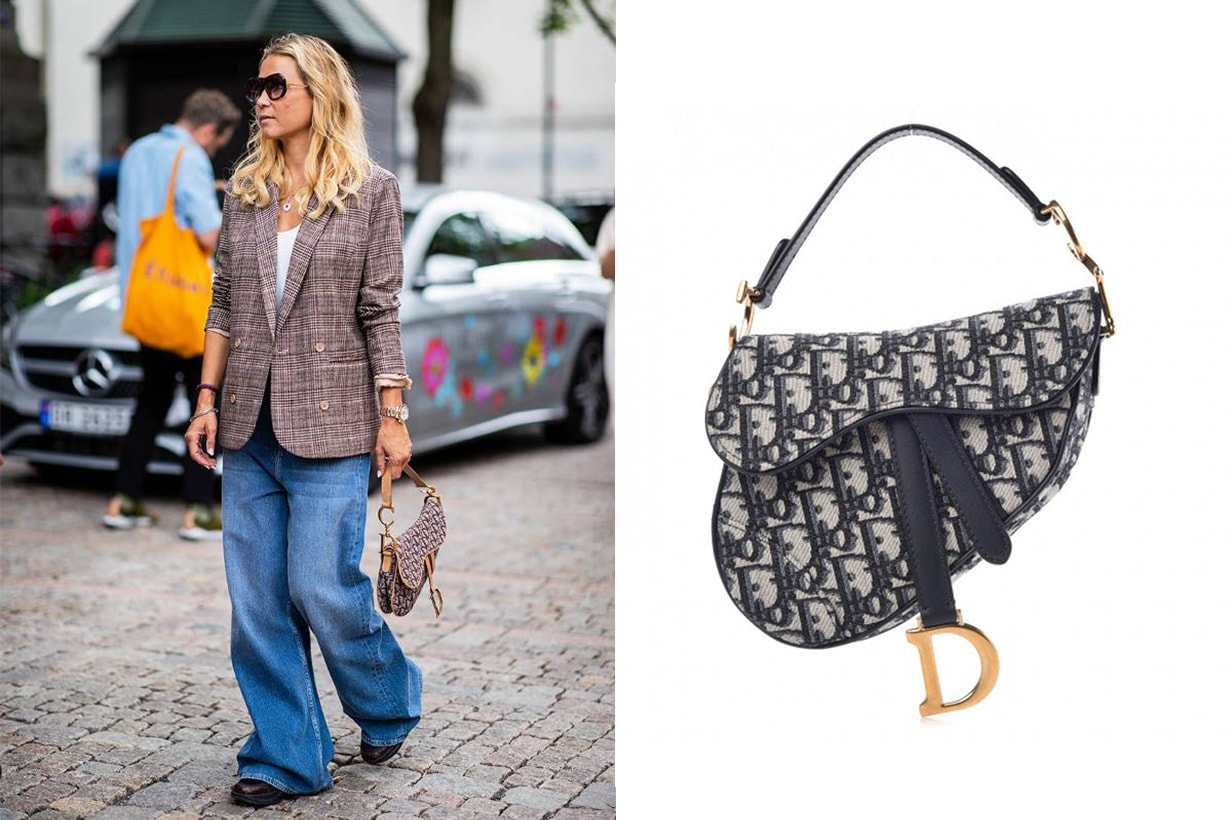 Dior Saddle Bag Street Style