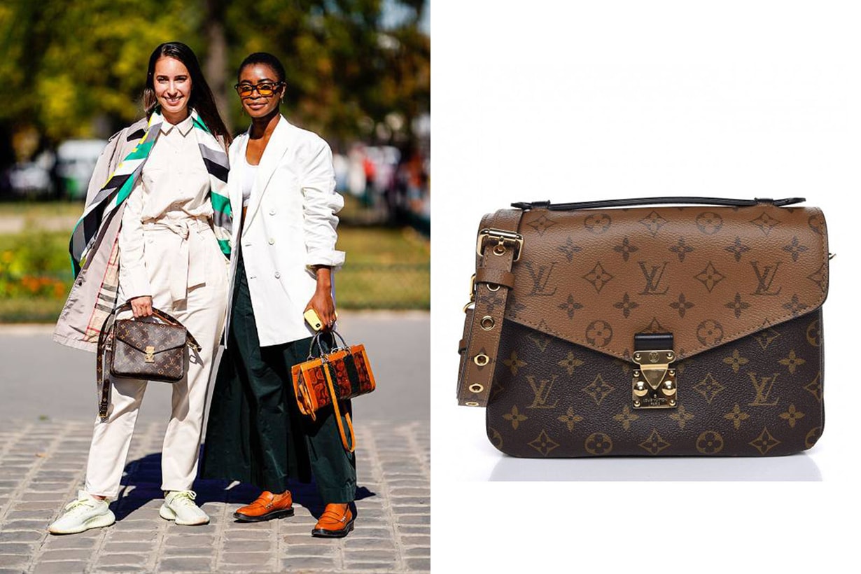 Louis Vuitton Reverse Monogram Pochette Métis Street Style