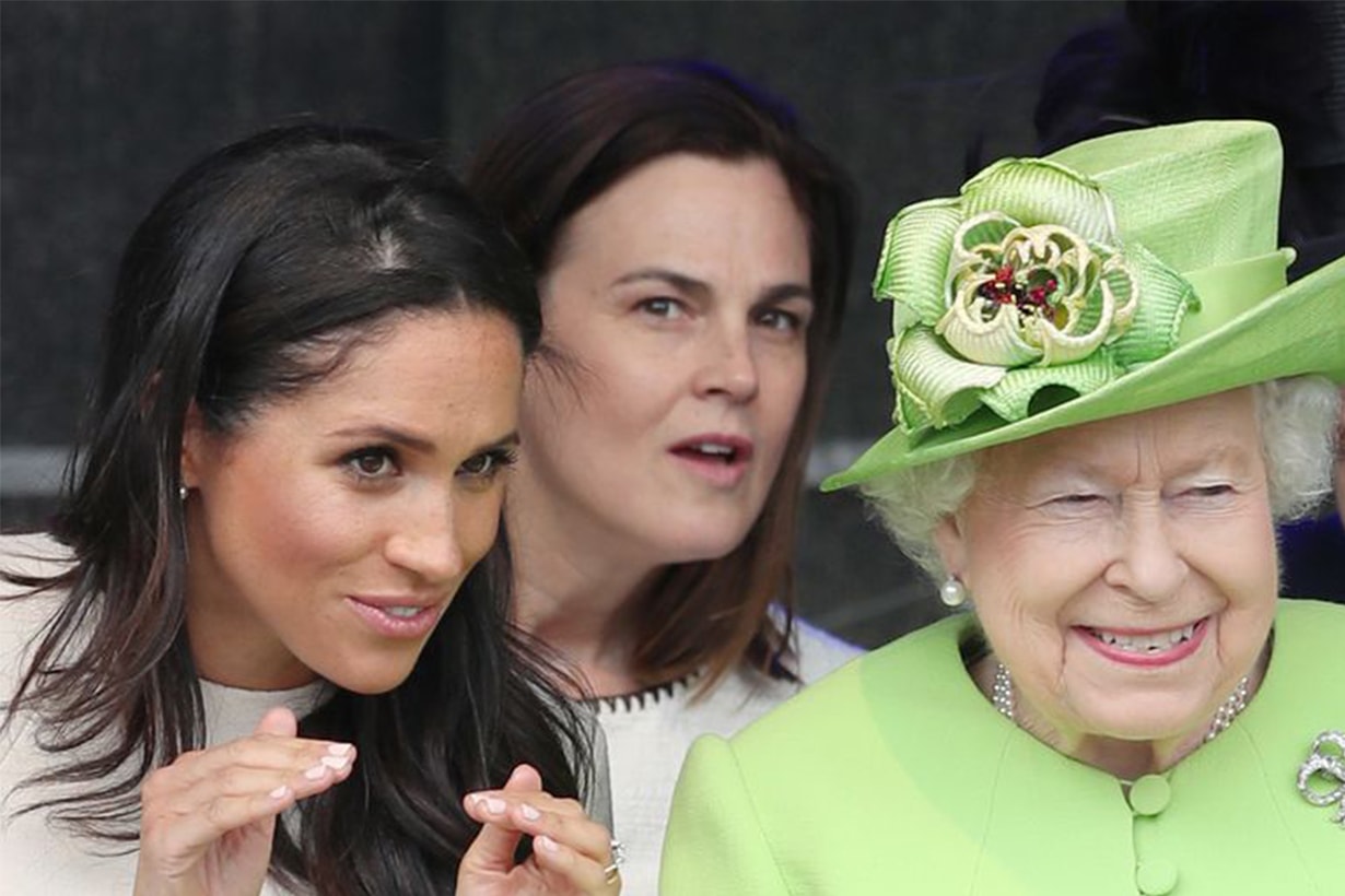 Meghan Markle Queen Elizabeth II Samantha Cohen