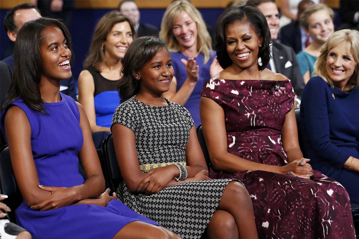 Michelle Obama Family Daughters