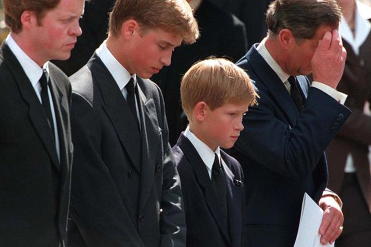 Prince-William-Prince-Harry Funeral 