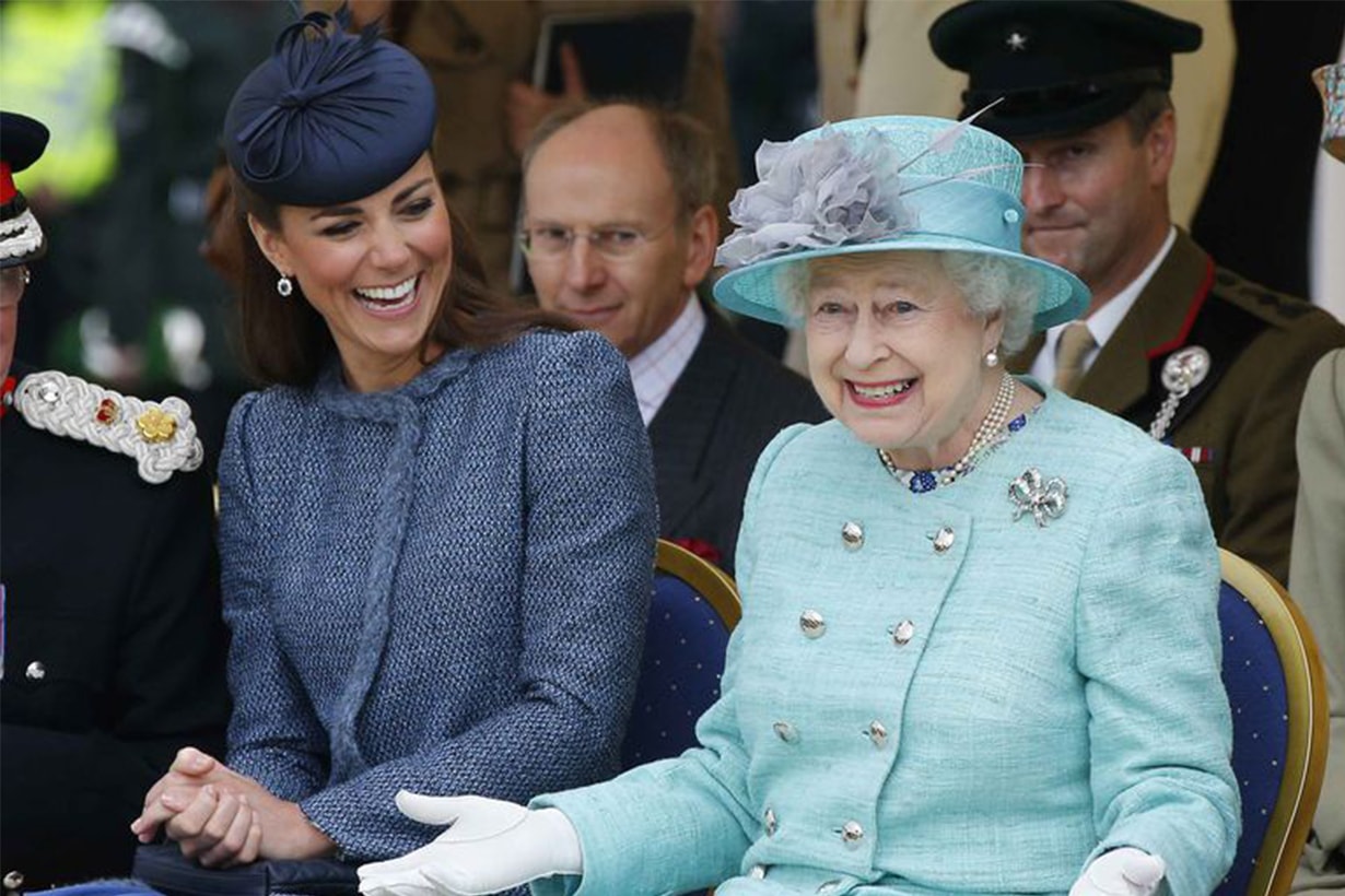 Queen Elizabeth Kate Middleton