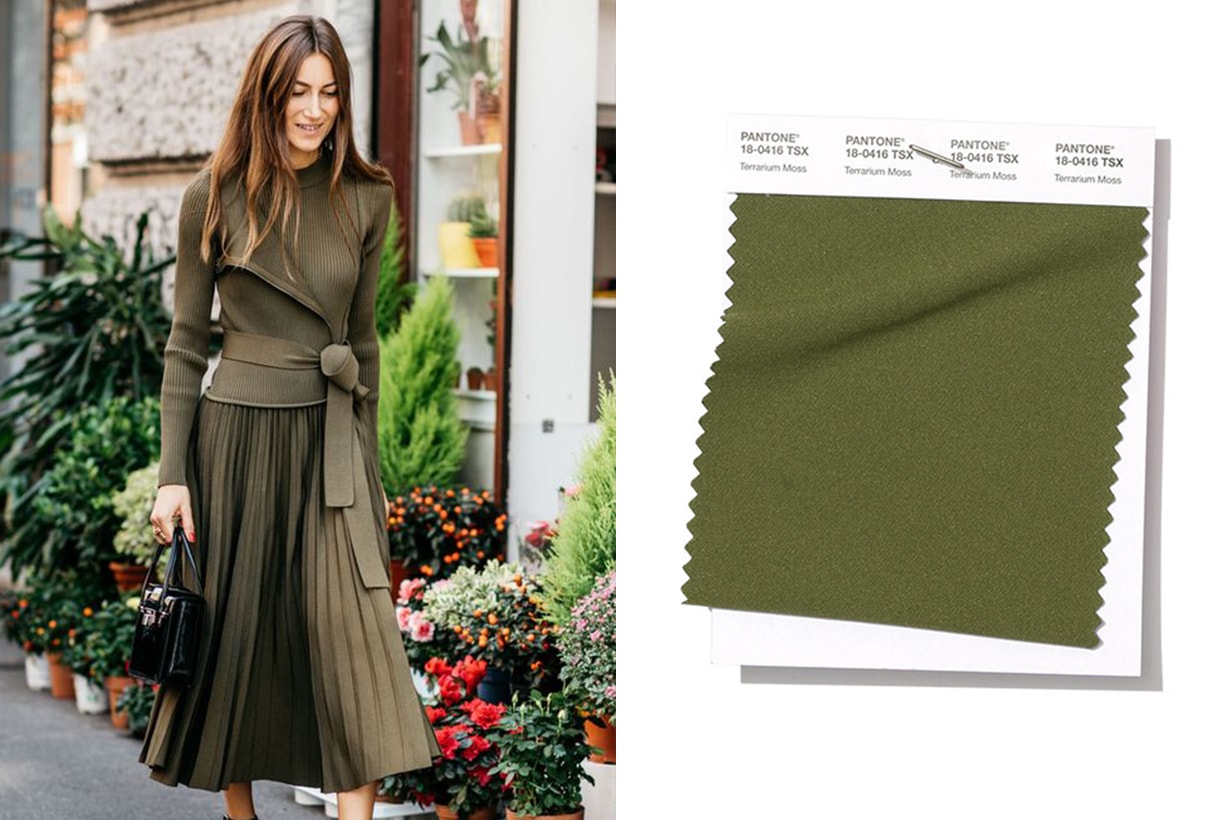 Pantone Terrarium Moss Street Style