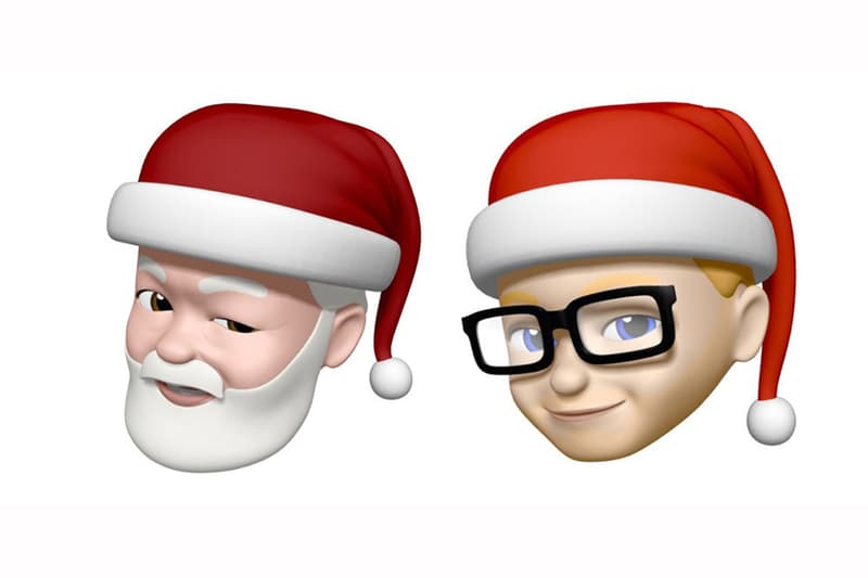 apple santa hat memoji iphone ipad