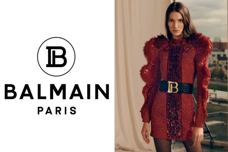balmain new logo Olivier Rousteing Pierre Paris
