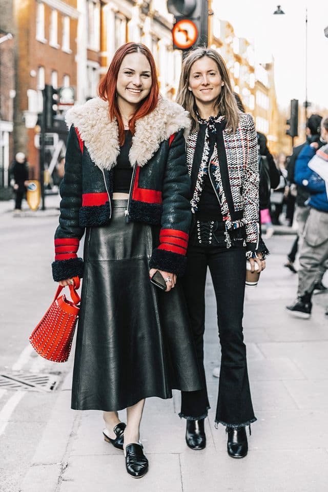 Leather Jacket Winter Street Style