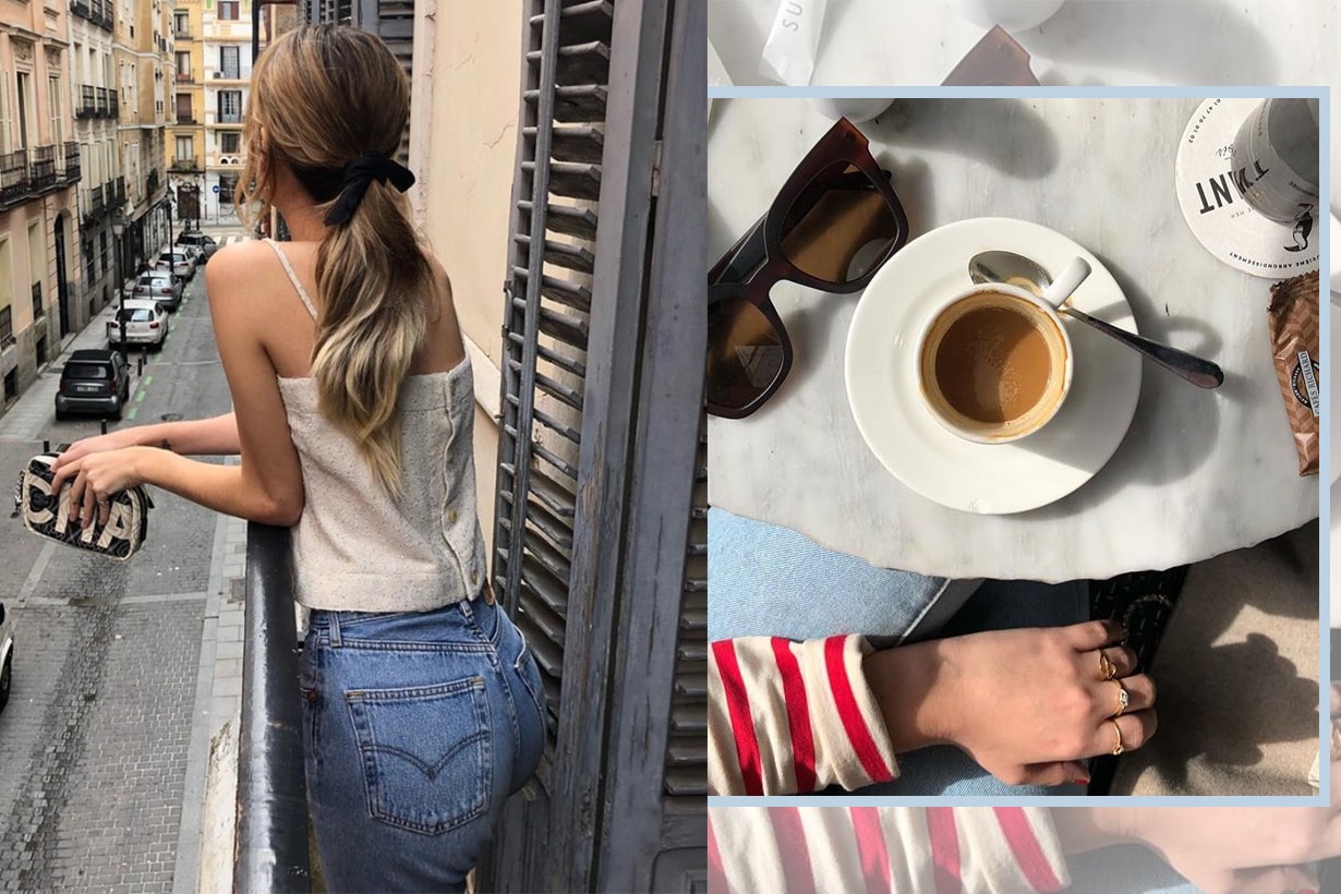 french girl style knit wear plus jeans 2018