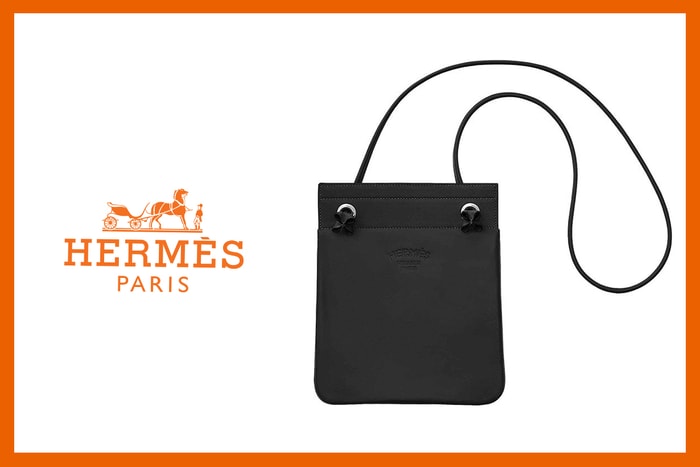 Hermès 簡約包包 Aline Bag 除了常見的帆布材質外，其實還有皮革款！