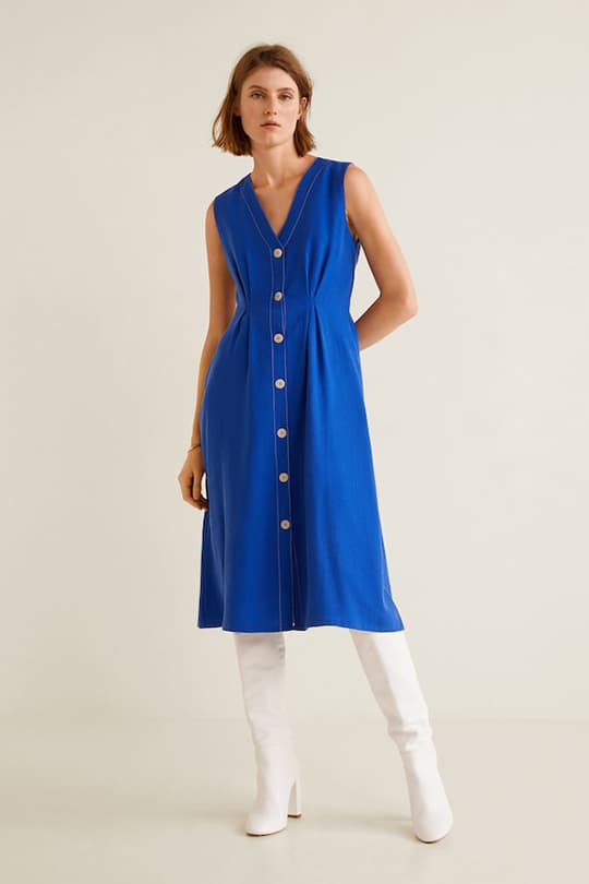 mango vest dress