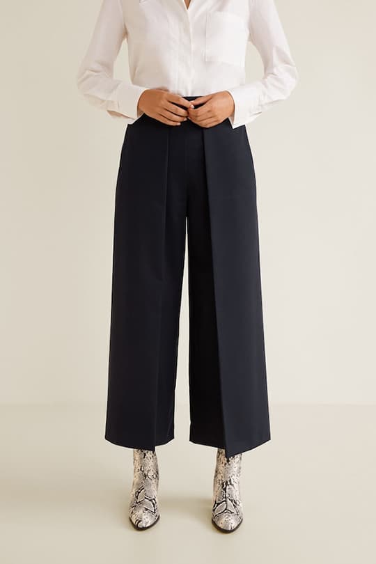 mango black pants
