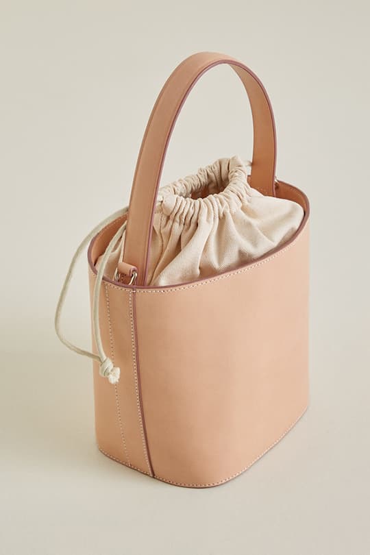 mango nude bucket bags