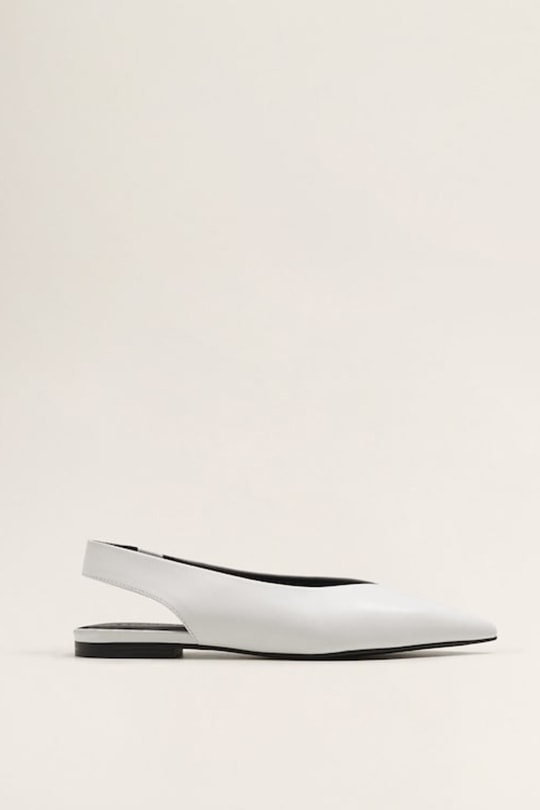 mango white flats